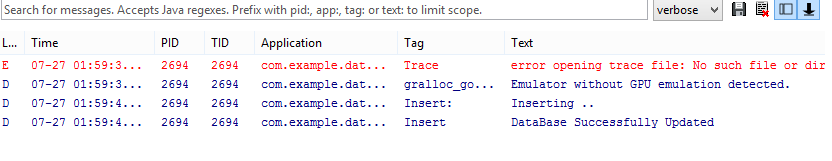 Java Android Program To Read And Write To A Sqlite Database In
