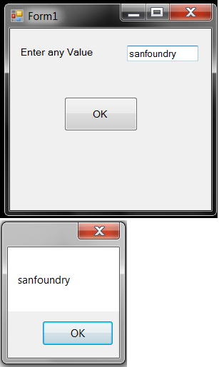 C Program To Create Input Box And Display The Text Sanfoundry