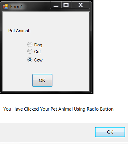 C Program To Create Radio Button And Demonstrate Its Use Sanfoundry