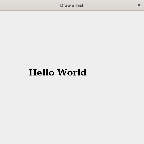 Java Program to Display Text in the Frame by using DrawString and