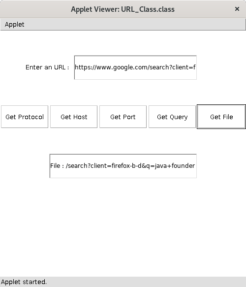 Java Program to Show the use of Various Methods of URL Class Sanfoundry