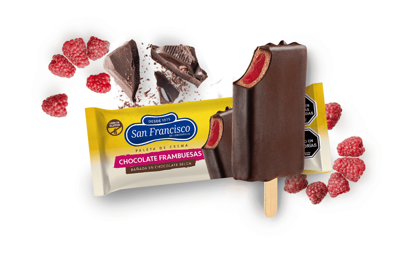 Chocolate frambuesas San Francisco de