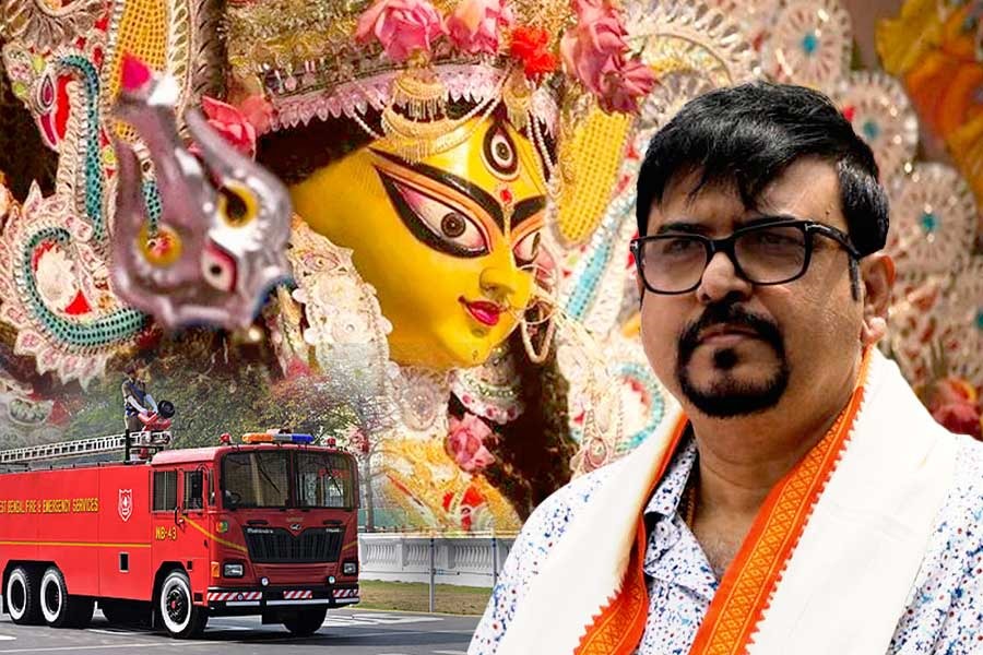 There might be 97 momentary hearth stations in west bengal earlier than Durga Puja, introduced Sujit Basu