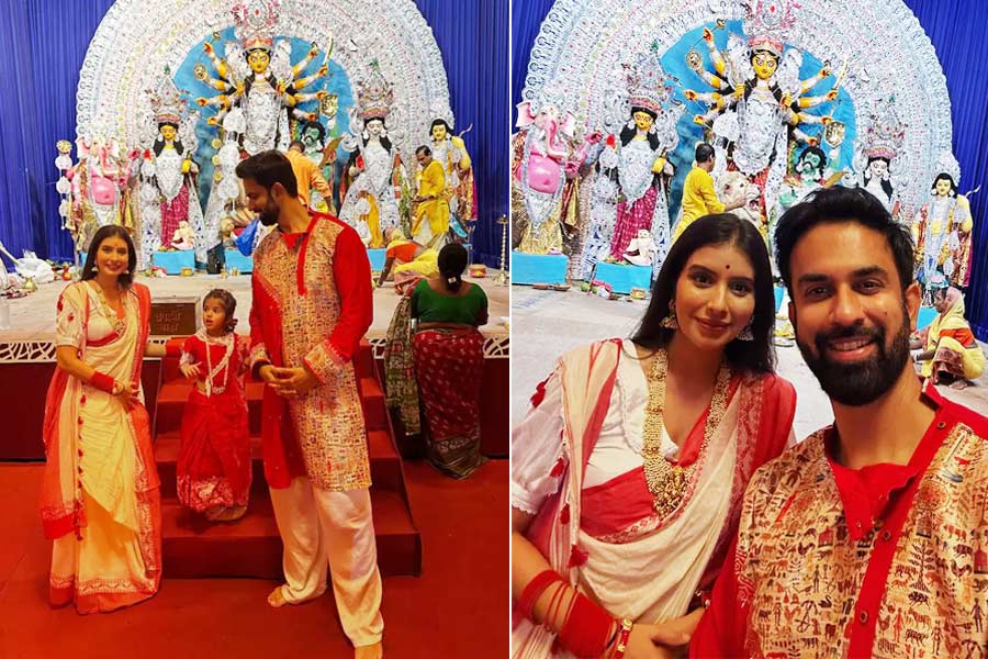 মা দুর্গাই জুড়লেন ভাঙা সংসার! পুজোর কলকাতায় স্ত্রী-কন্যাকে নিয়ে ‘প্যান্ডেল হপিং’ সুস্মিতা সেনের ভাই রাজীবের