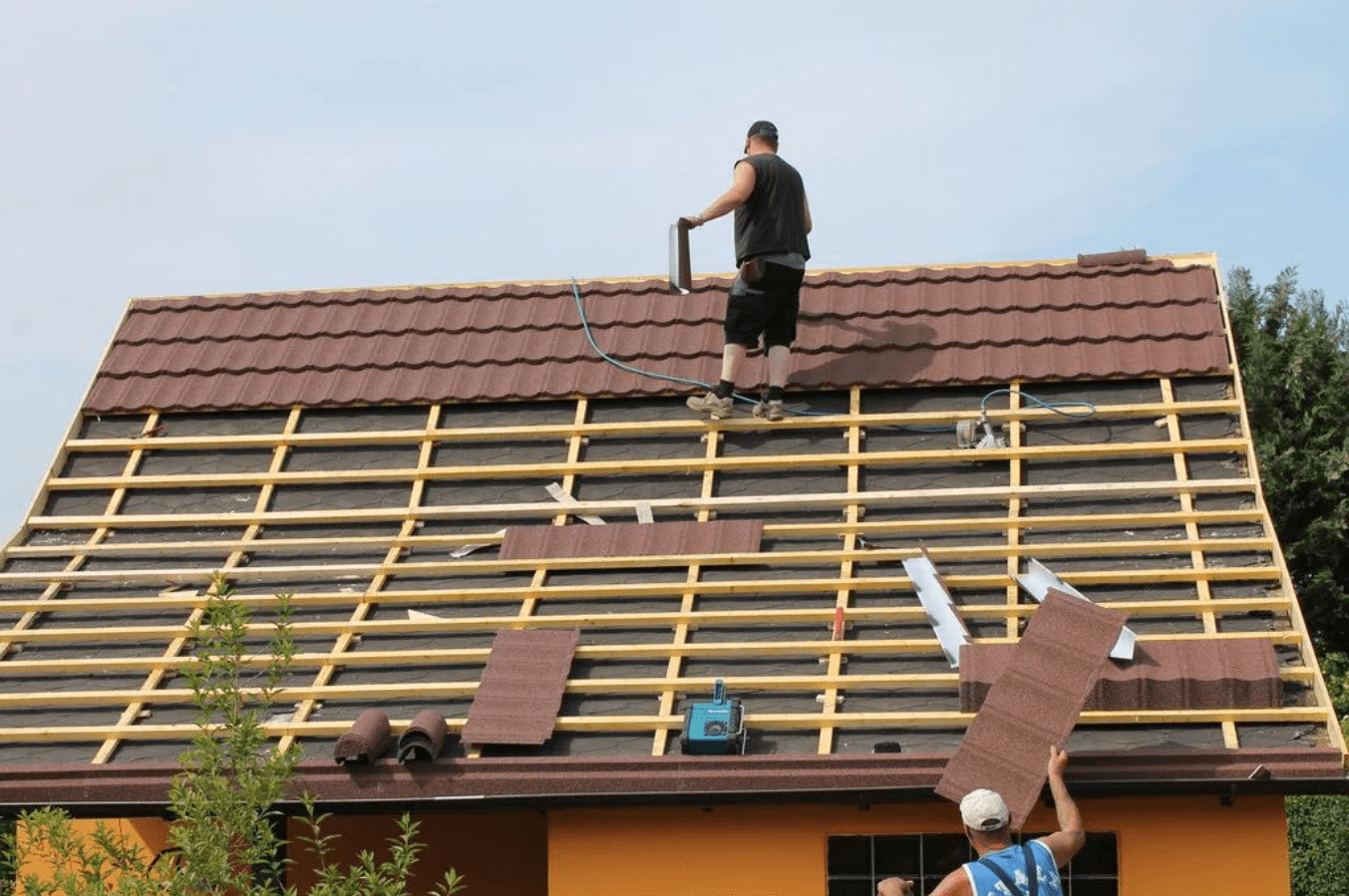 China Does the Stone Coated Roof Tile Fall Off When the Wind Blows
