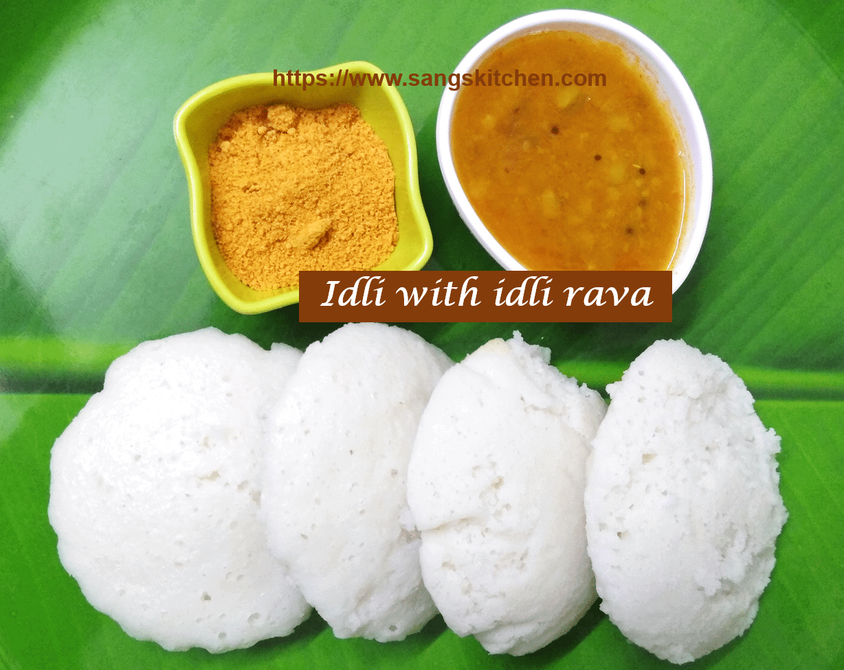 Idli with idli rava Idli with rice rava How to make idli batter with idli rava