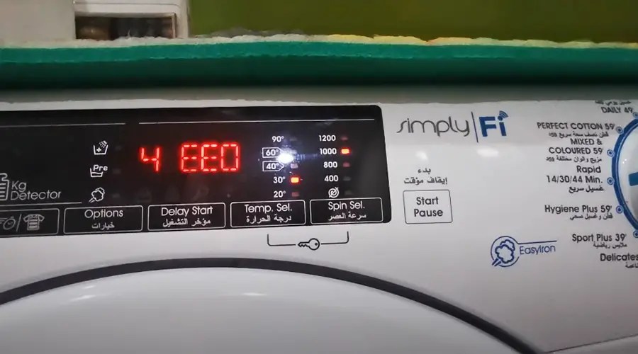 Candy washing machine error codes Sanitisation Singapore