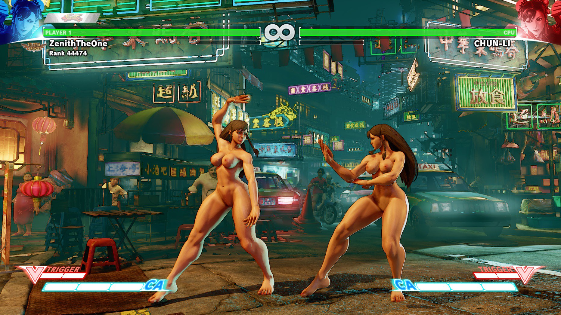 Street Fighter V Chun-Li Nude Mod Takes to The Streets – Sankaku Complex
