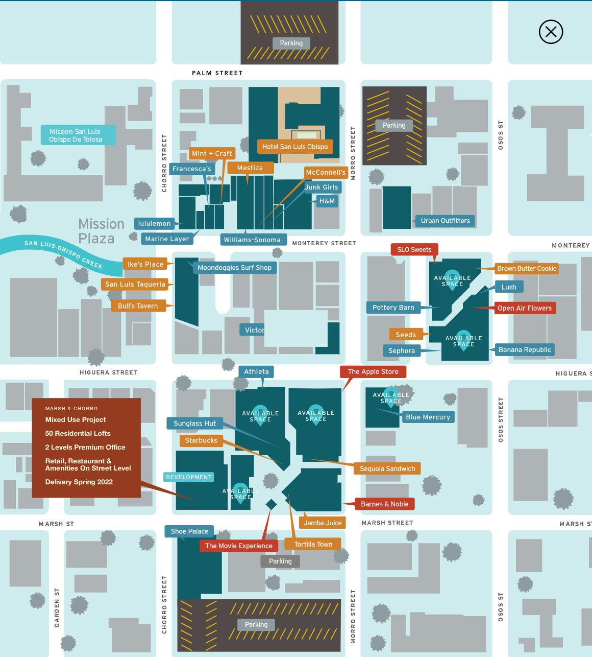 Slo Collection map The SLO Collection