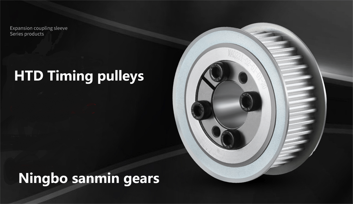HTD Timing Belt Pulley and Belt Sanmin Gears