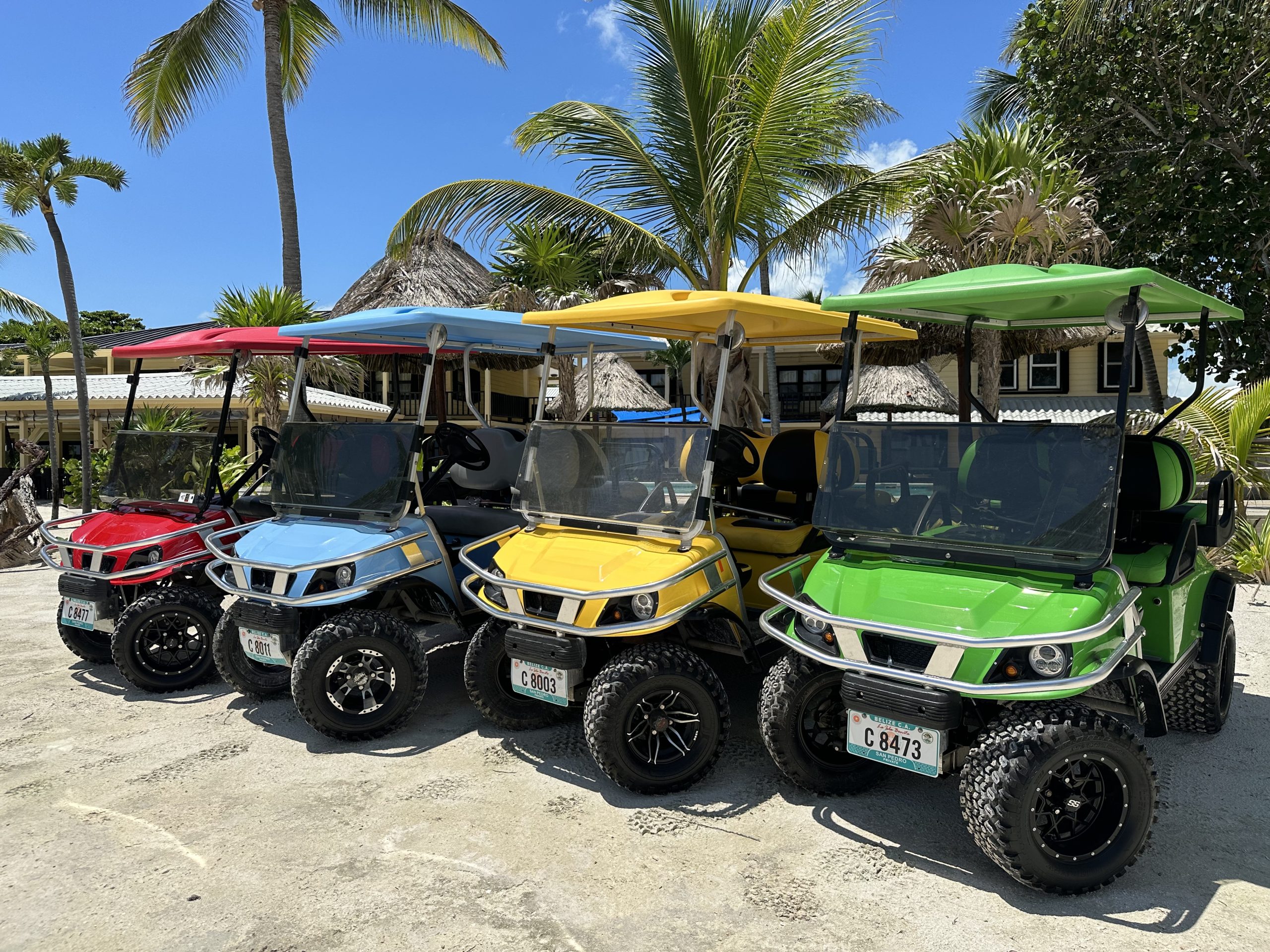 San Pedro Belize Golf Cart Rental Aviz Golf Carts Belize