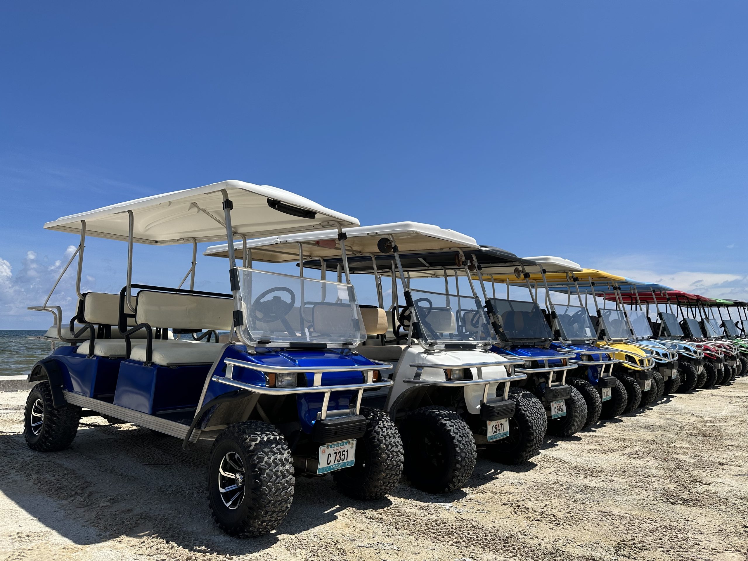 San Pedro Belize Golf Cart Rental Aviz Golf Carts Belize