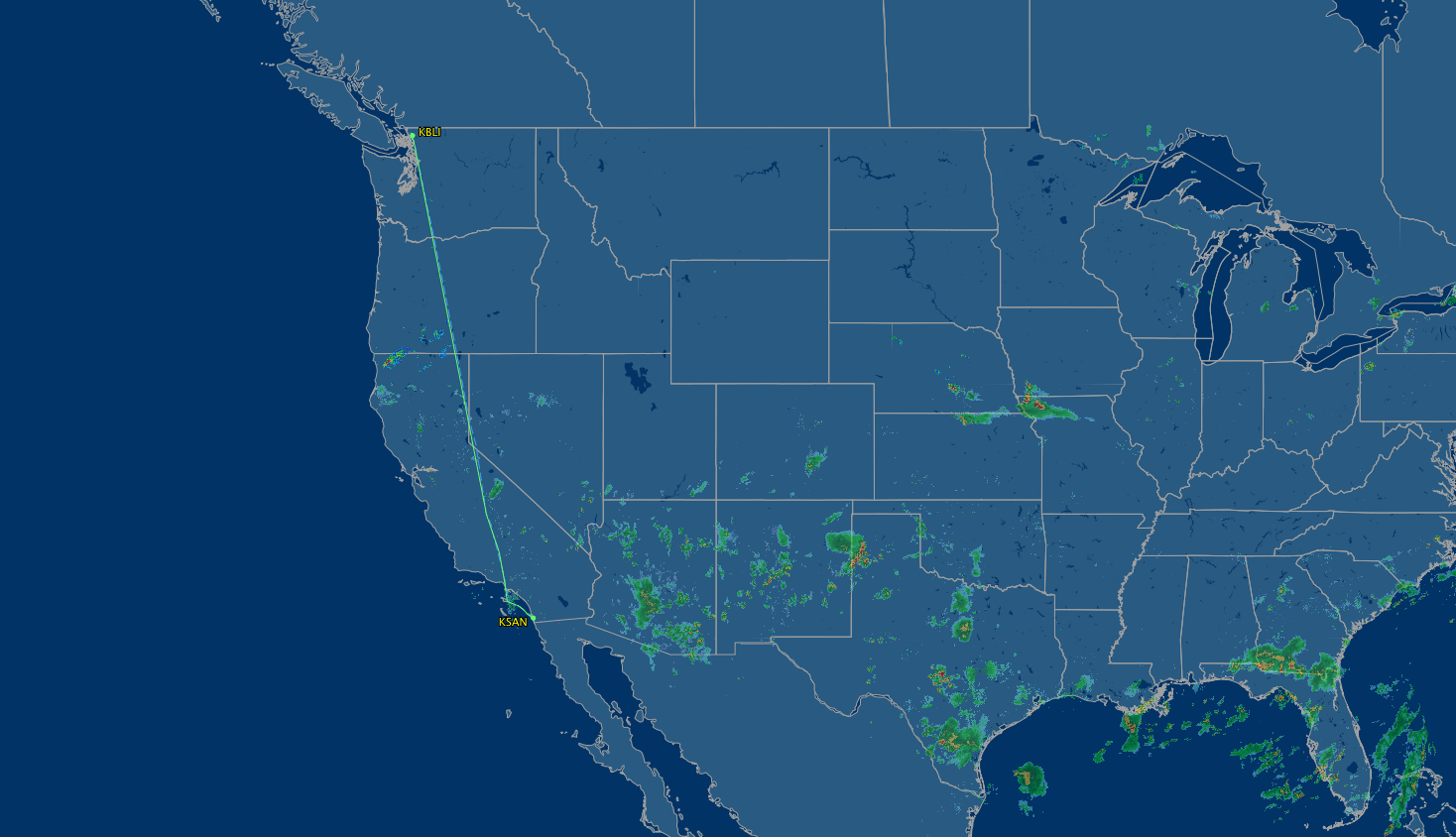 Allegiant Air A319 San Diego, CA to Bellingham, WA SANspotter