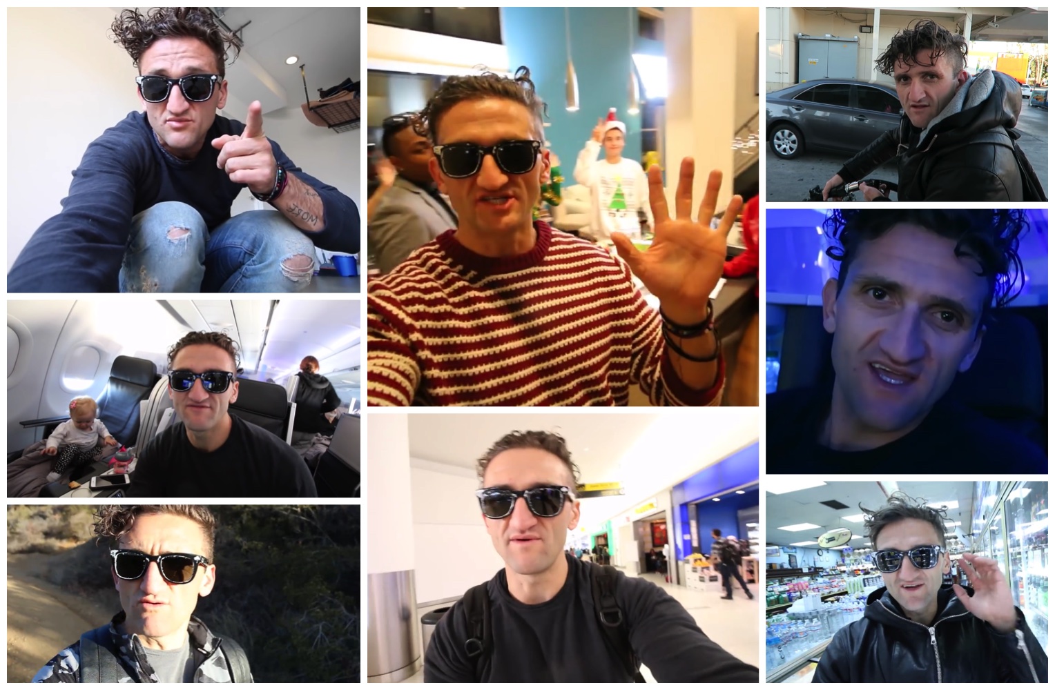 This is how much Casey Neistat traveled in 2016 SANspotter