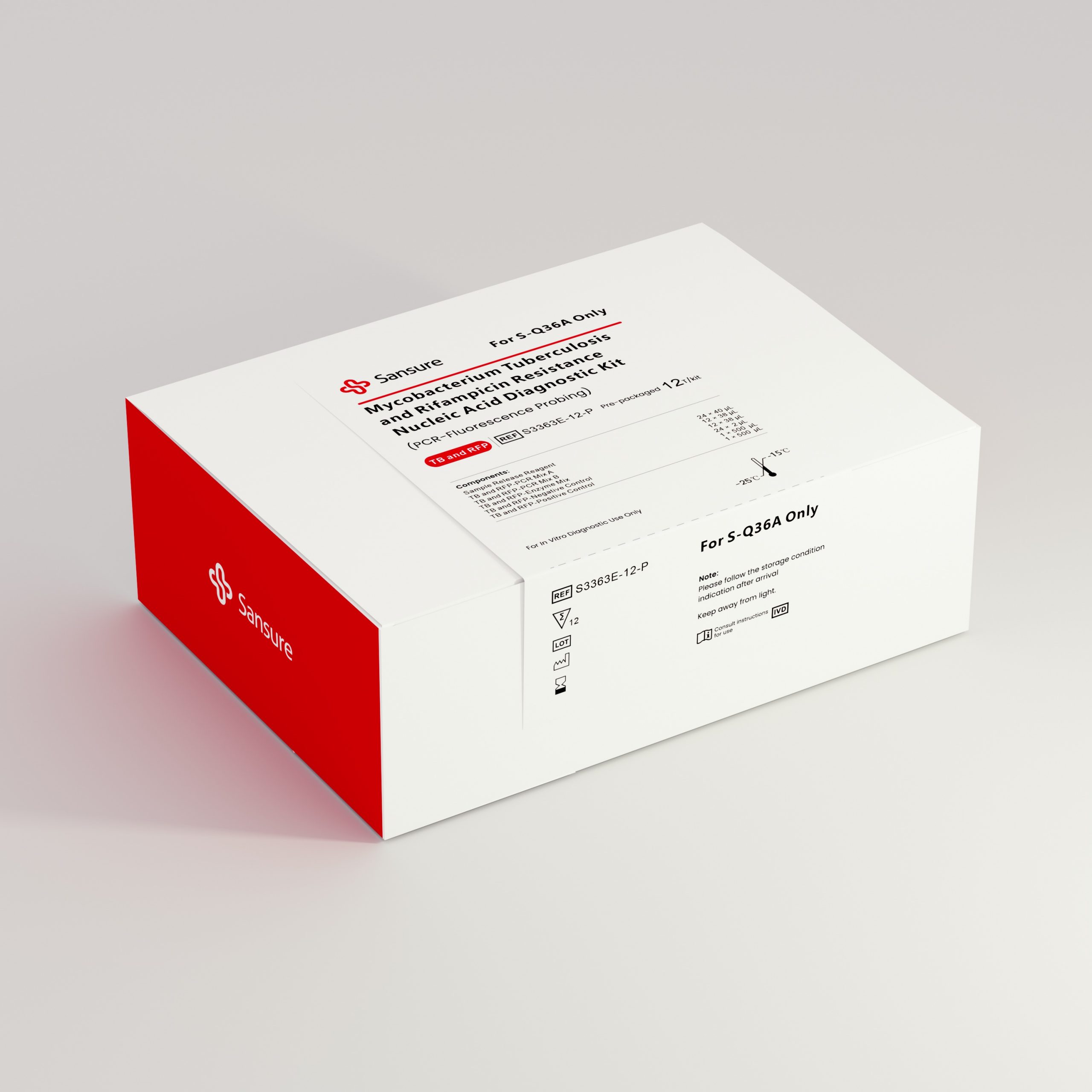 PCR Mycobacterium Tuberculosis Test Kit Sansure Biotech, 54 OFF