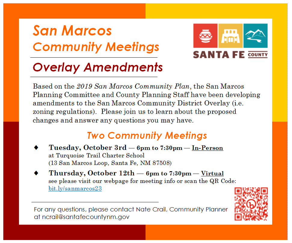 San Marcos Community Plan Santa Fe County