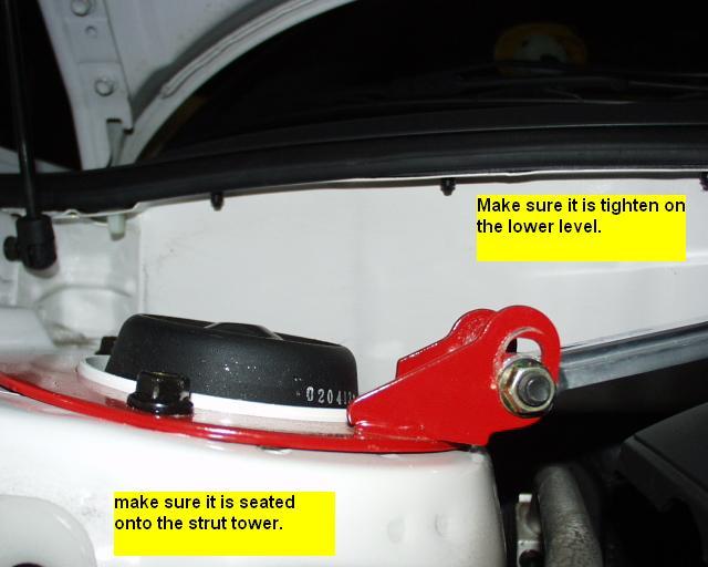 Hyundai Santa Fe StrutBar Modification