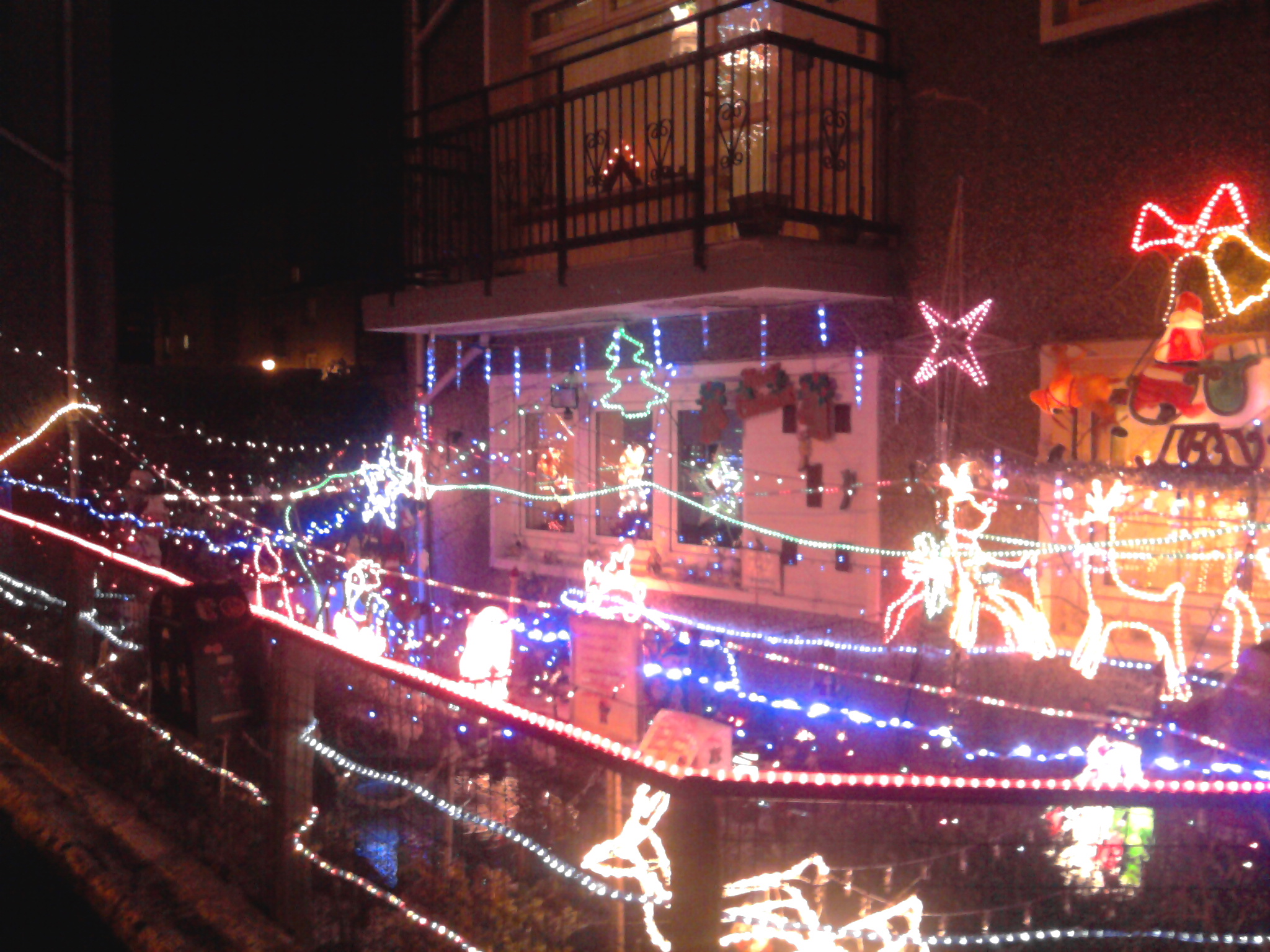 Christmas Lights at Santa's Net.