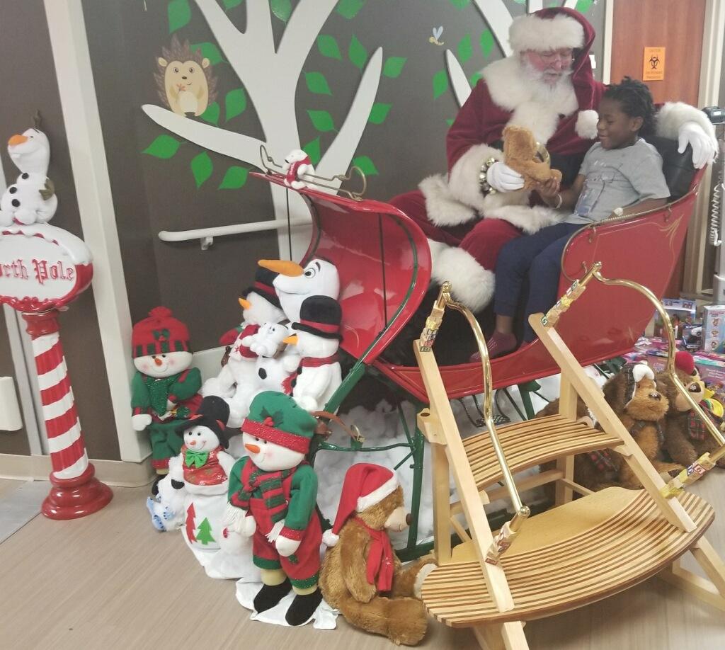 Moses Cone Hospital Santa's Red Sleigh