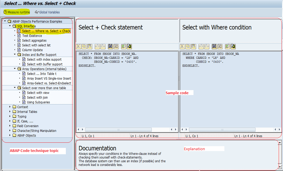 ABAP programming performance tips and tricks SAP application