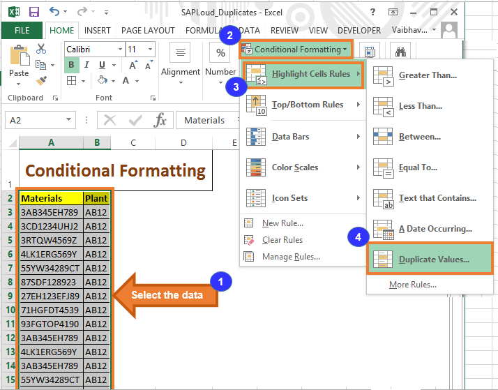 Excel Formula Cheat Sheet Conditional Formatting