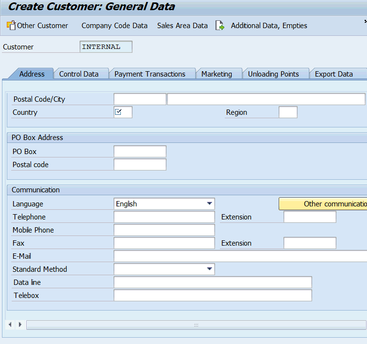 Create Customer Master Data Centrally in SAP SAP Tutorial
