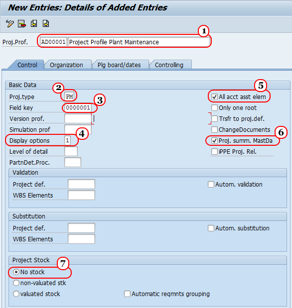 Maintain Project Profile in SAP SAP PS Training