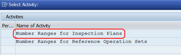 Maintain Number Ranges for Inspection Plans in SAP Hana QM SAP Tutorial