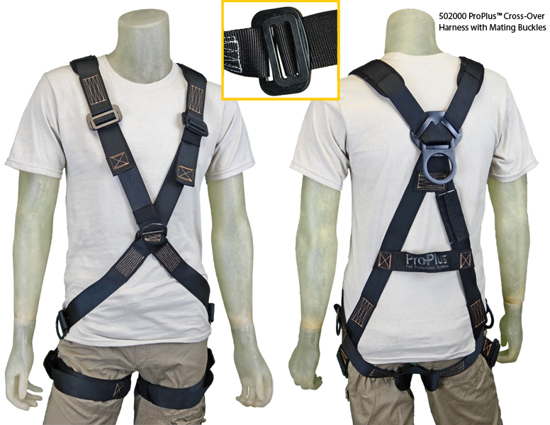 Sapsis Rigging Inc. ProPlus™ CrossOver Harness with Mating Buckles