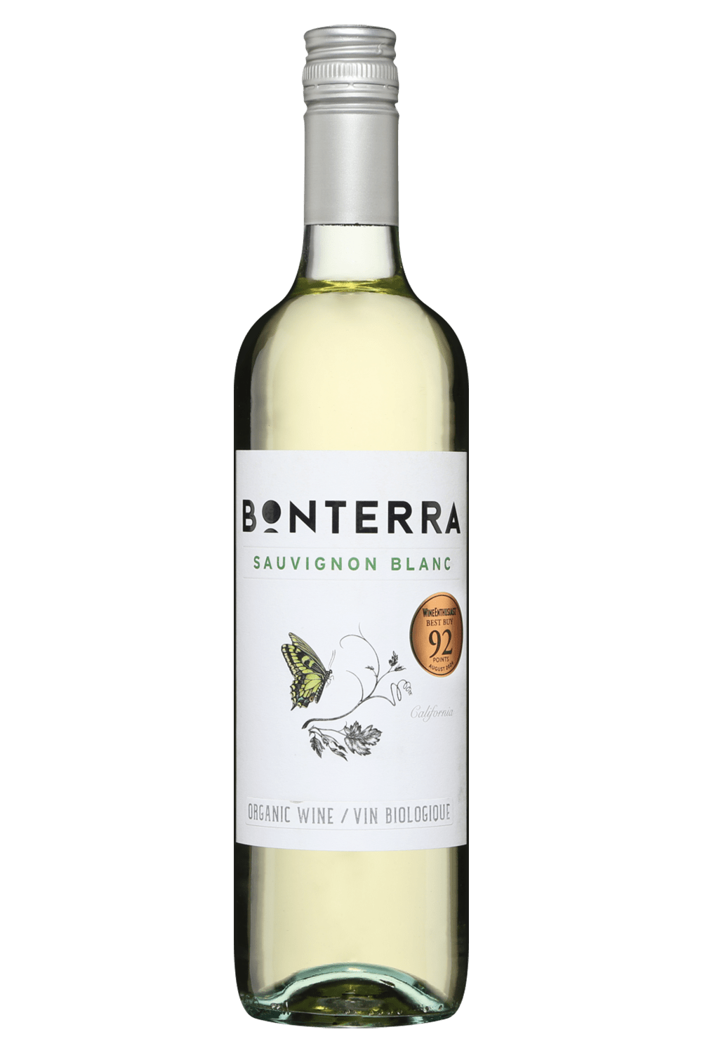 Bonterra, Sauvignon blanc 2020 Vin Québec