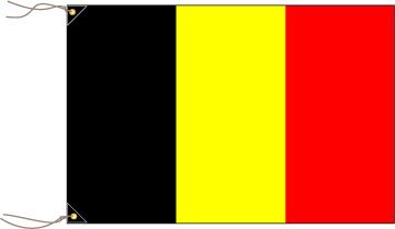 ベルギーの国旗 - 壁紙・画像：エムズライファー 世界の国旗図鑑 - ベルギーの国旗