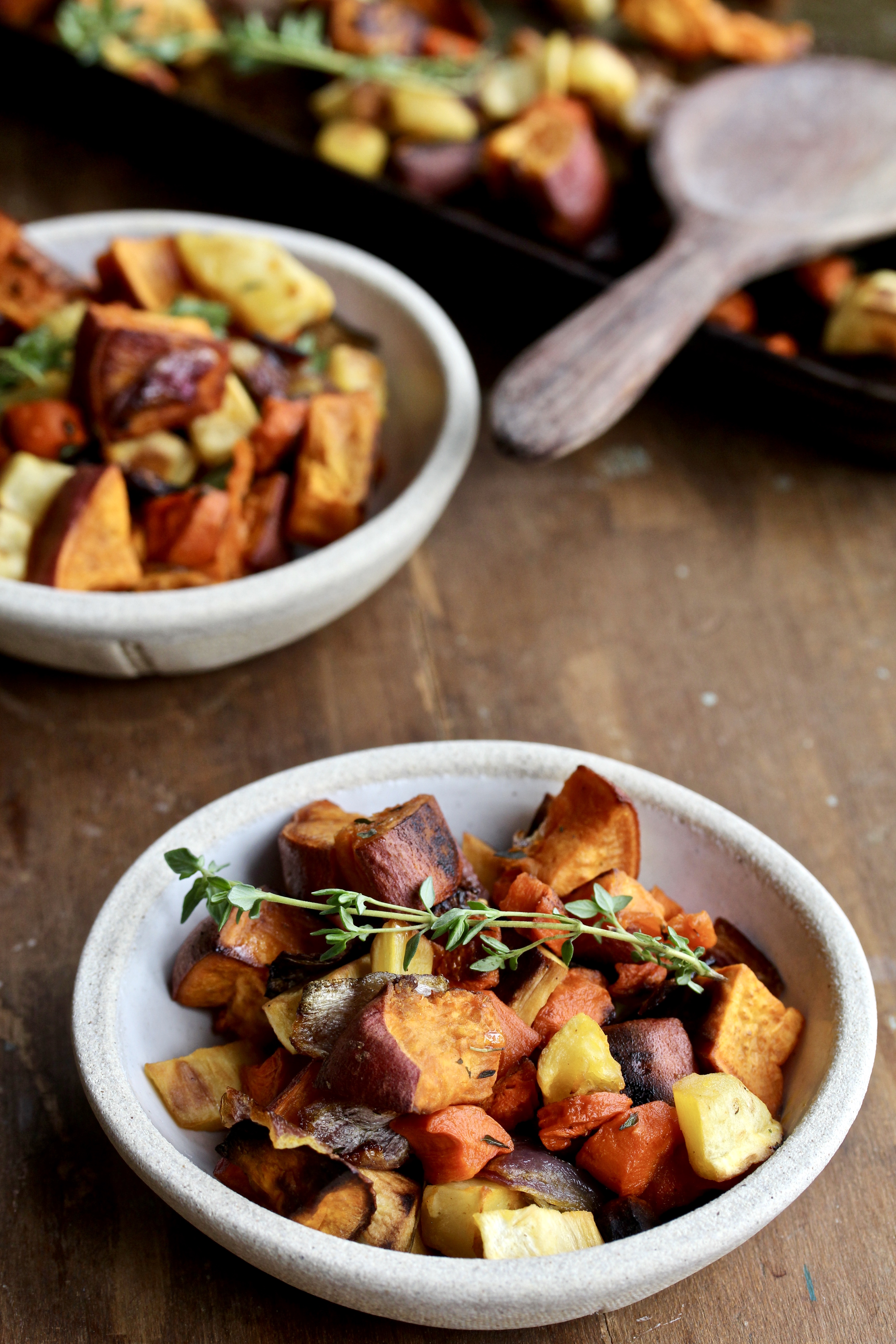 Easy Roasted Root Vegetables Sara Haas, RDN, LDN