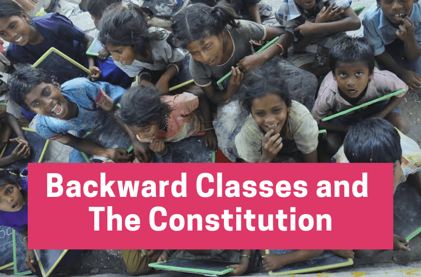 Backward Classes SaralStudy