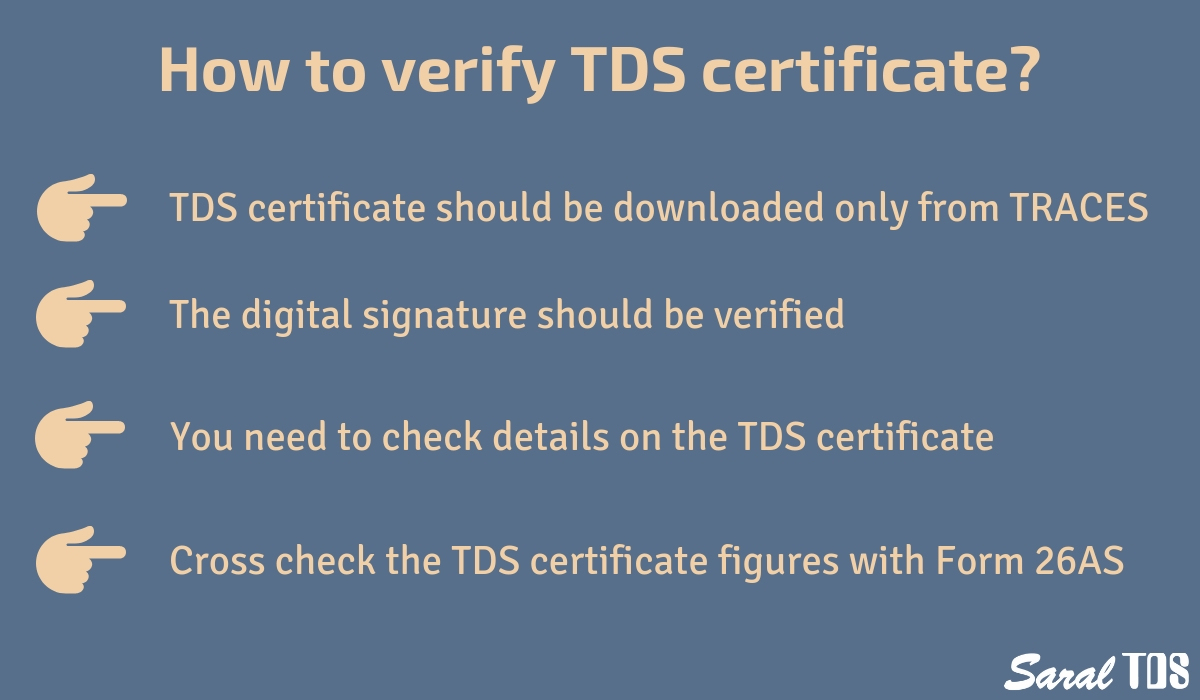 Form 26AS and Online verification of TDS Certificate