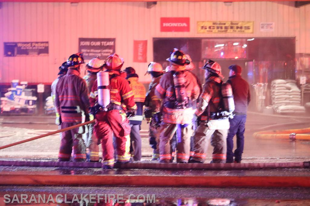 Photo Essay, Commercial Structure Fire Damages 5 Businesses in Saranac