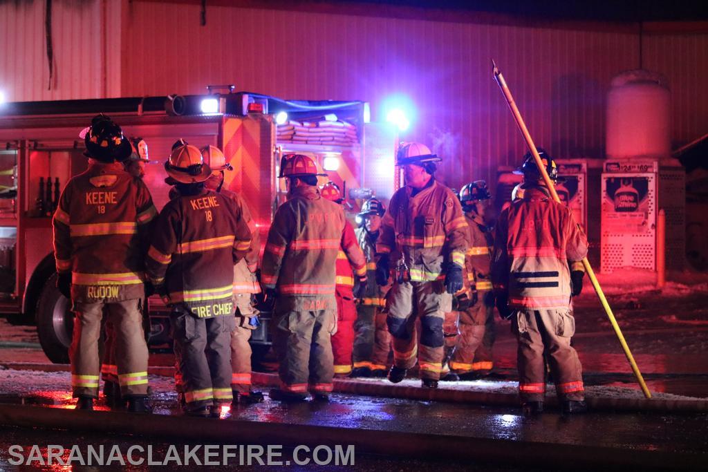 Photo Essay, Commercial Structure Fire Damages 5 Businesses in Saranac