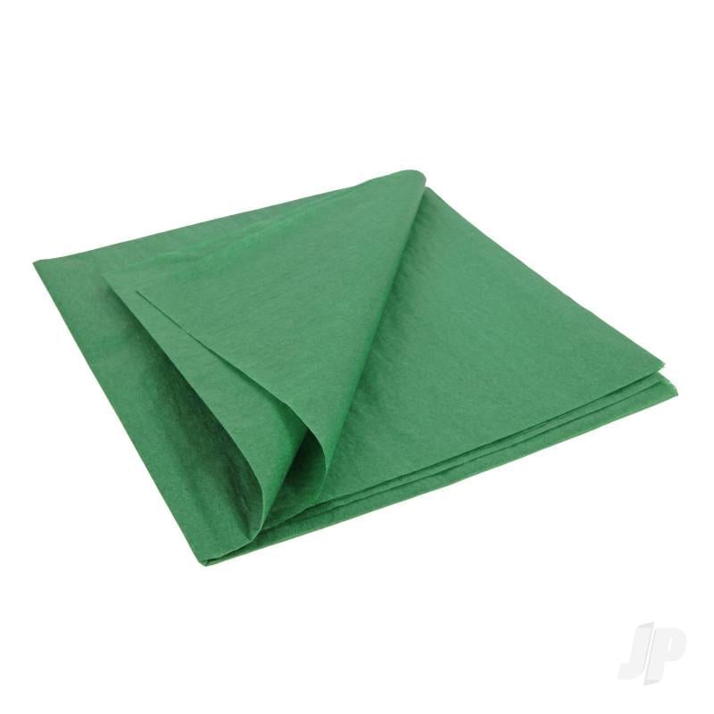 Olive Green Lightweight Tissue Covering Paper, 50x76cm, (5 Sheets