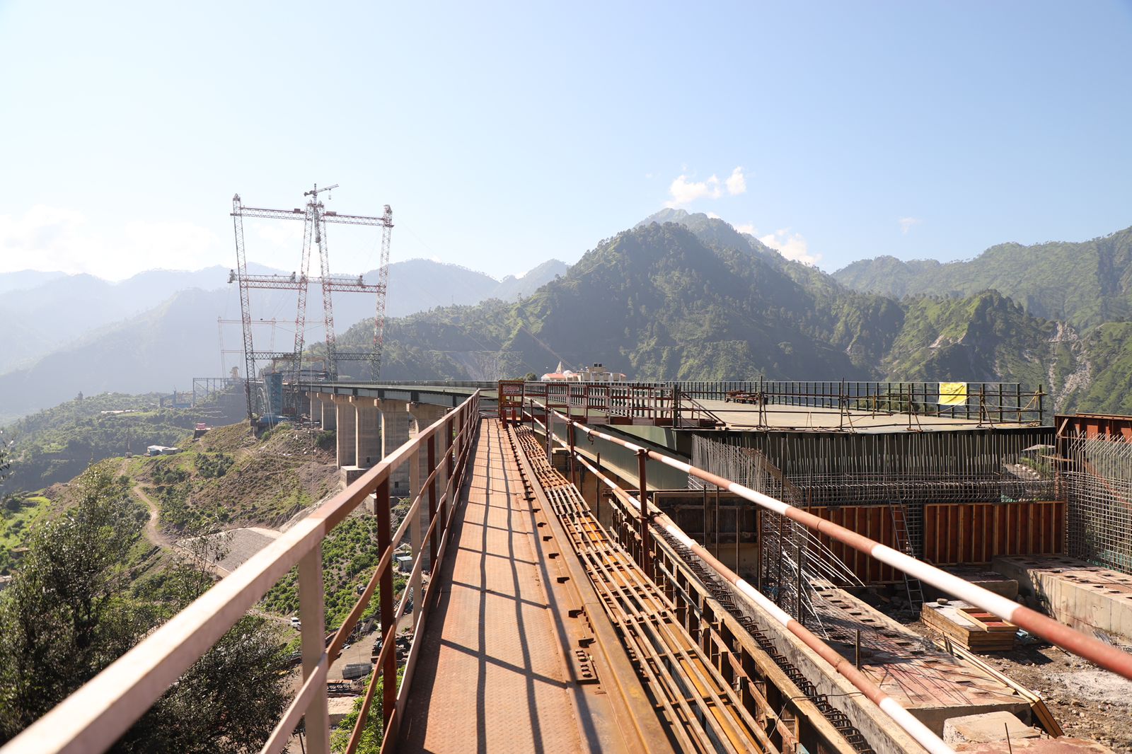 'Golden joint' launched on Chenab Railway Bridge in J&K