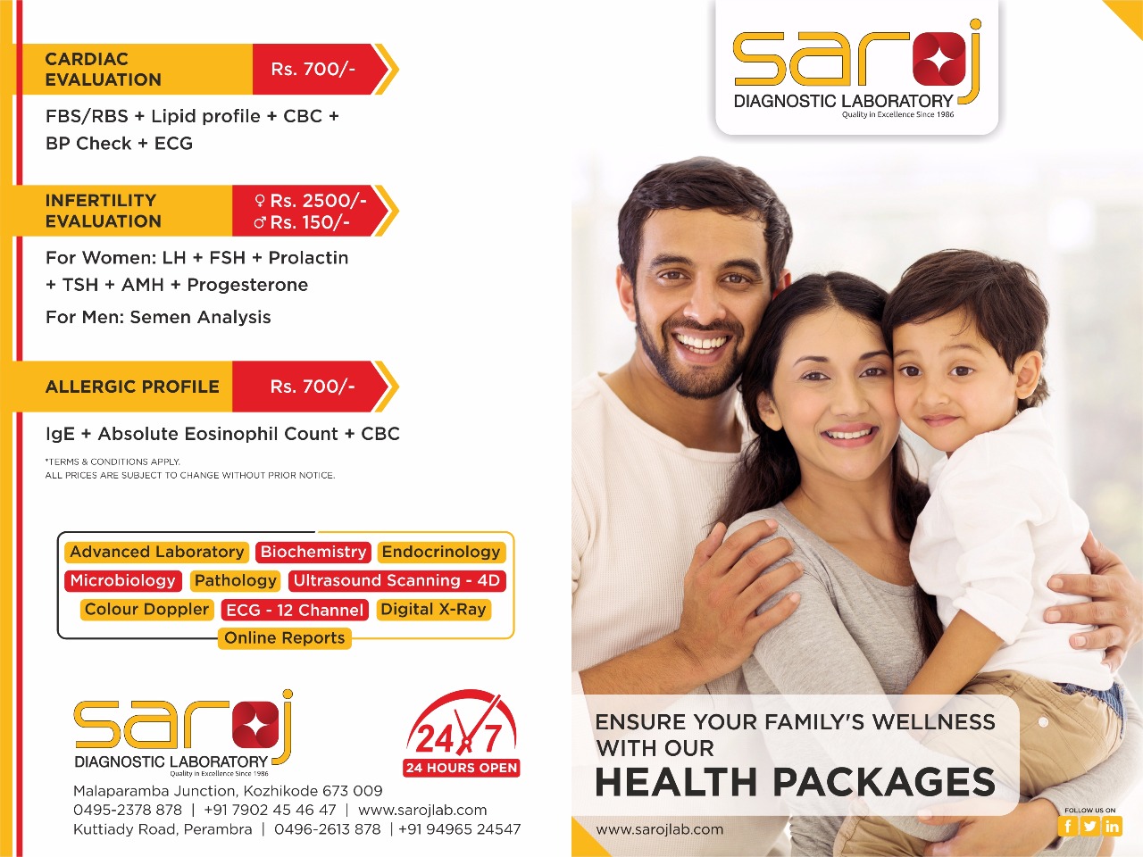 Health Check Package SarojLabs