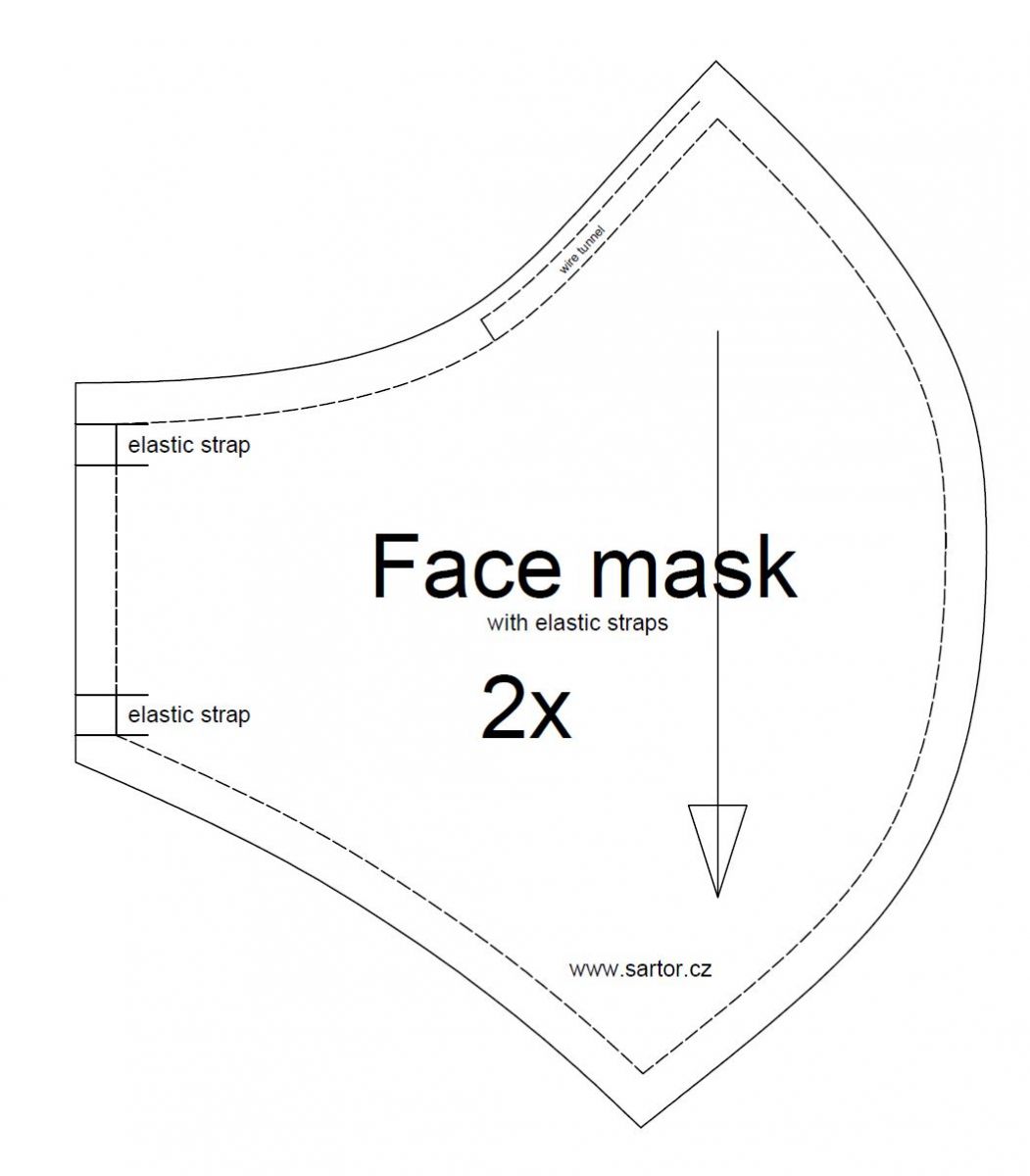 Make your own face mask SARTOR BOHEMIA