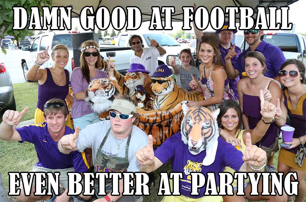 Popular LSU football memes from recent years