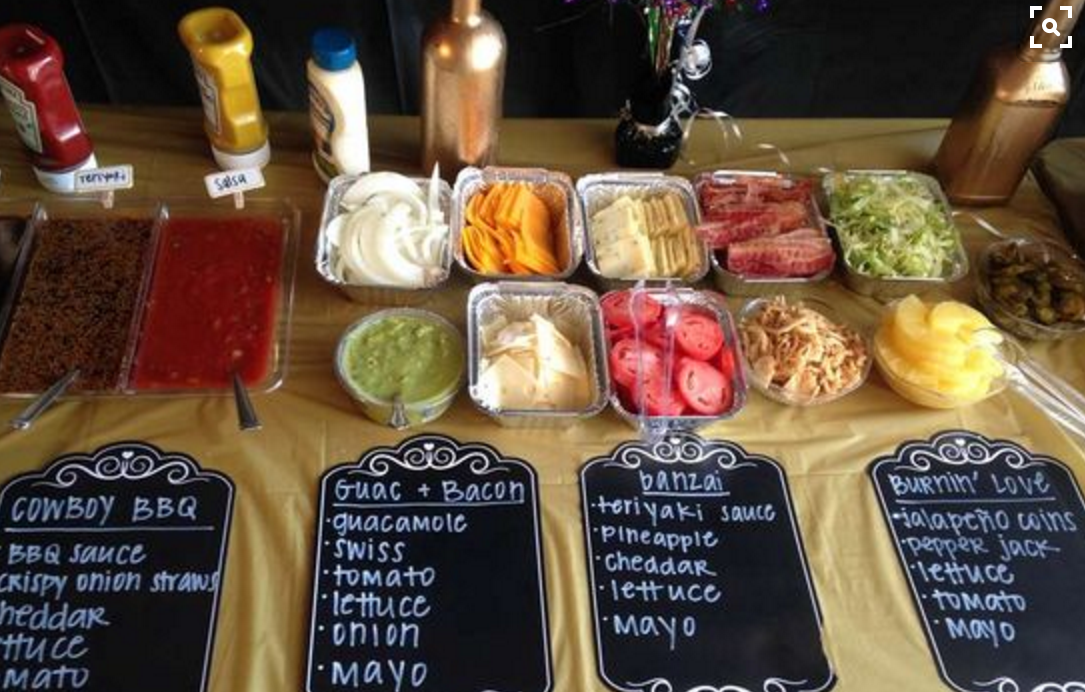 How to create the perfect burger bar for your tailgate