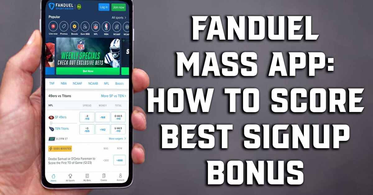 FanDuel Massachusetts App How to Download It, Score Best Signup Bonus