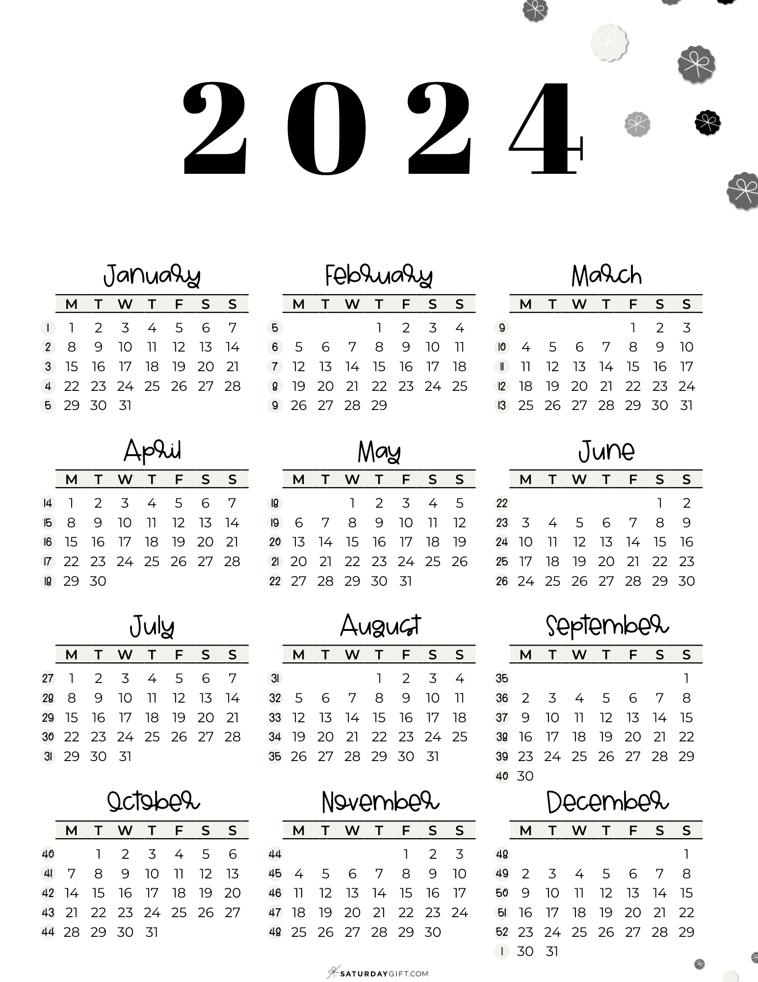 Number Of Workdays In 2024