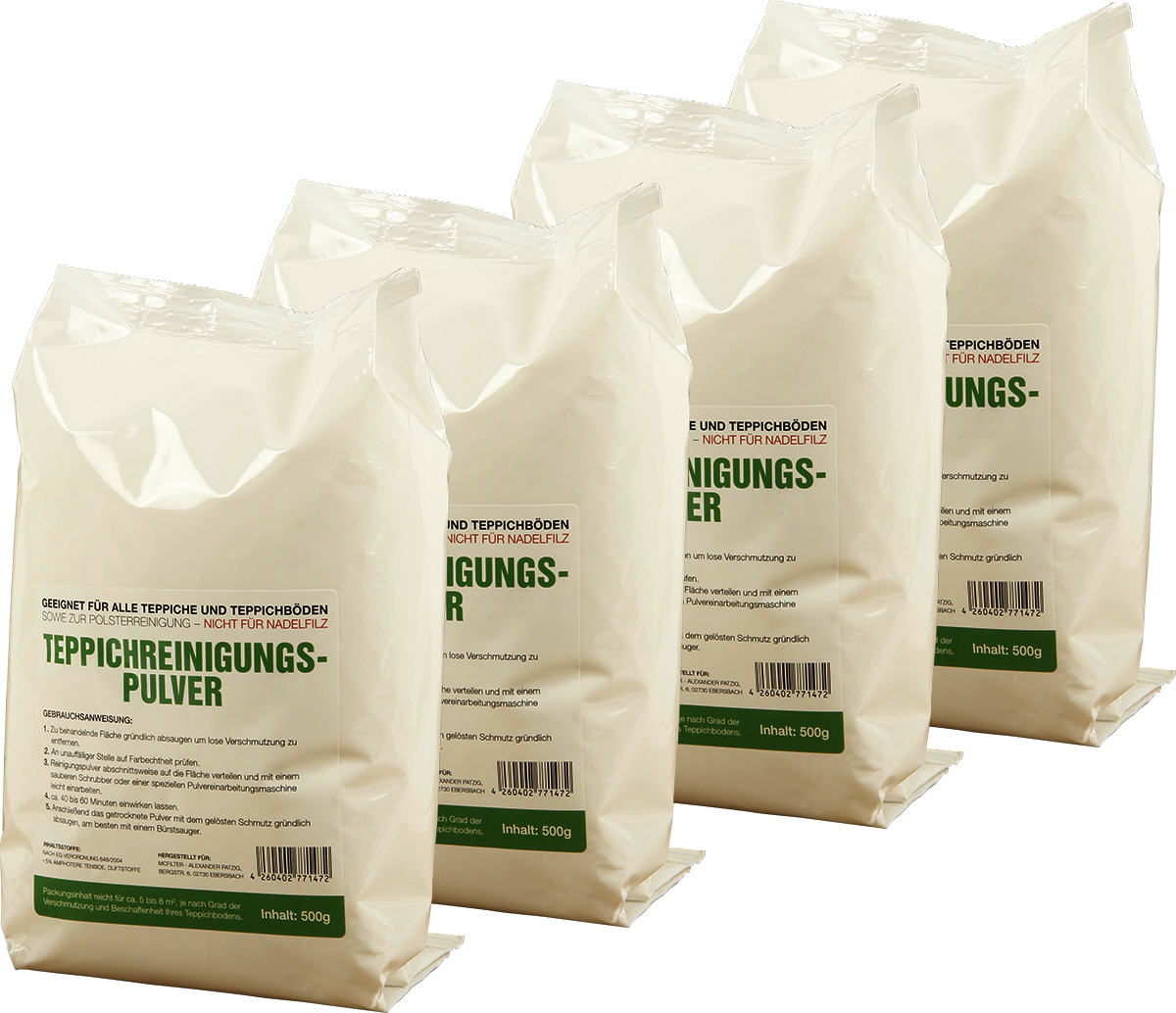 2kg Teppich Reinigungspulver für Vorwerk Teppichfrischer