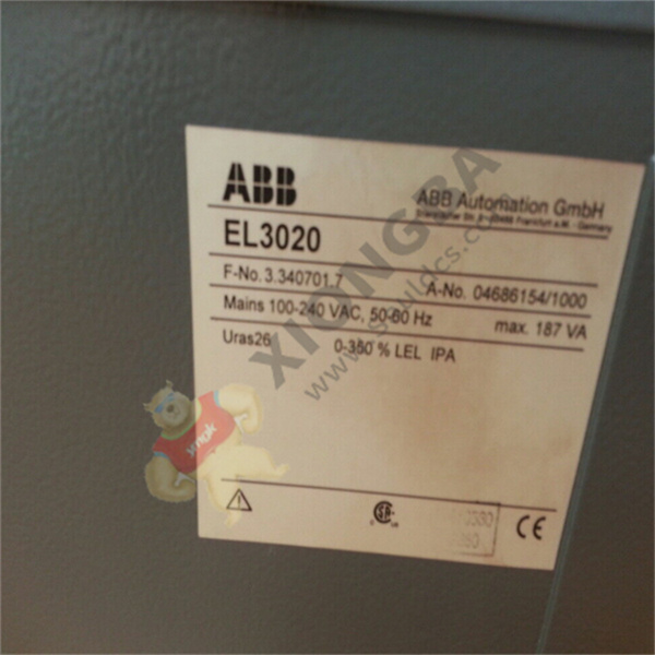 EL3020 ABB EasyLine Continuous Gas Analyzers ABB Xiamen xiongba e