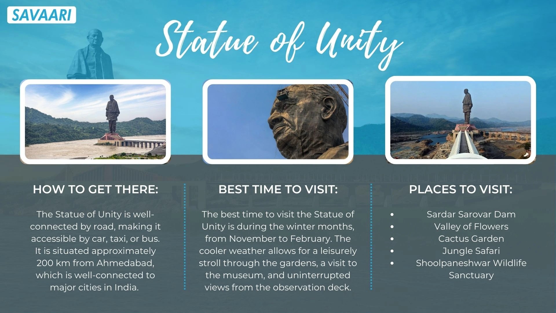Behold the World's Tallest Marvel Things to do at Statue of Unity