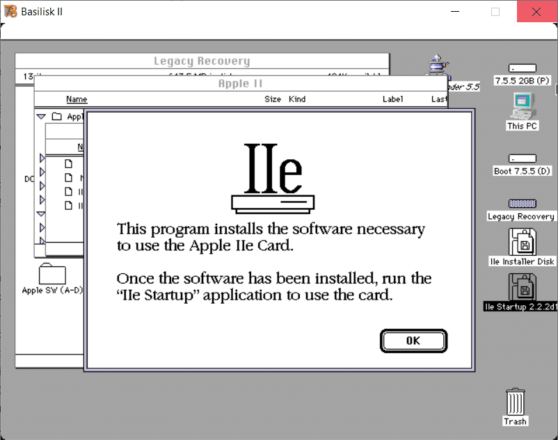 Apple IIe Card and SCSI2SD How I have my SCSI2SD setup for my Apple