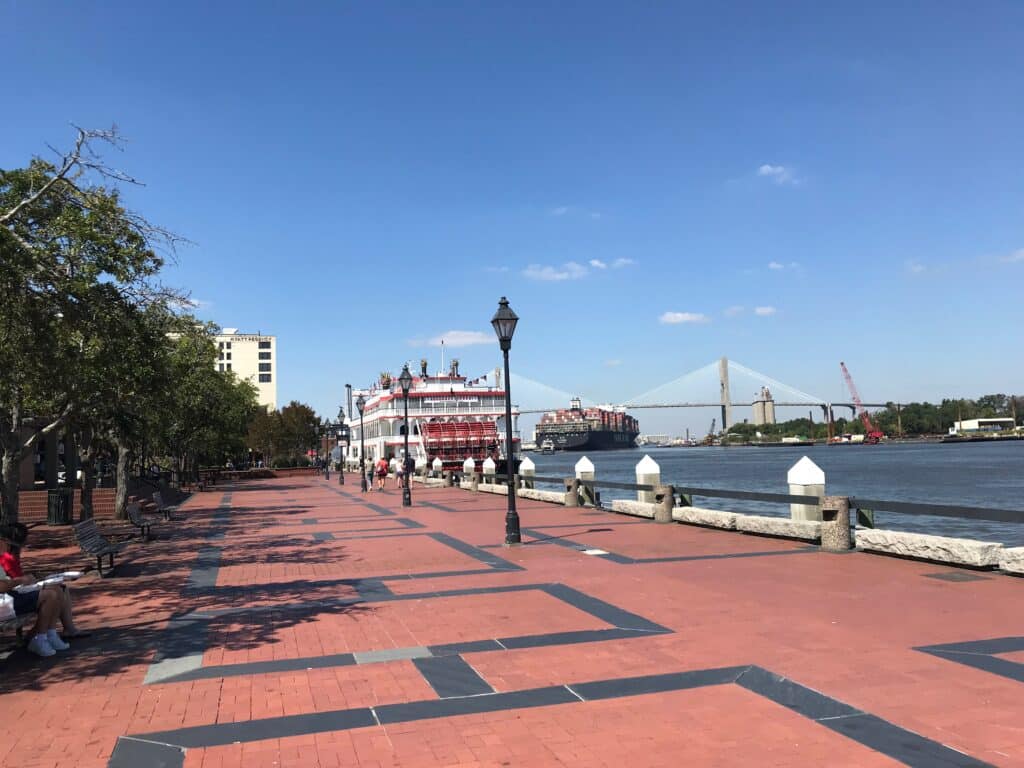 Big Barges Bound for Savannah Savannah, GA