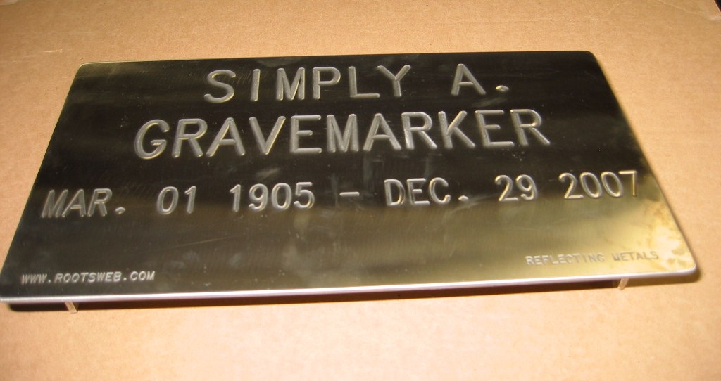 Grave Markers